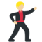 Man Dancing - Medium Light emoji on Twitter